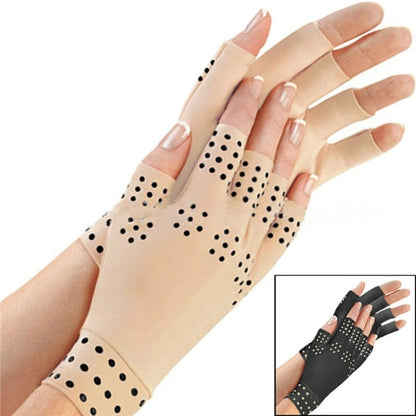 Arthritis Joint Magnetic Gloves Elastic Anti-UV Arthritis Therapy Gloves Comfortable Slip Resistant Cycling Driving Gloves